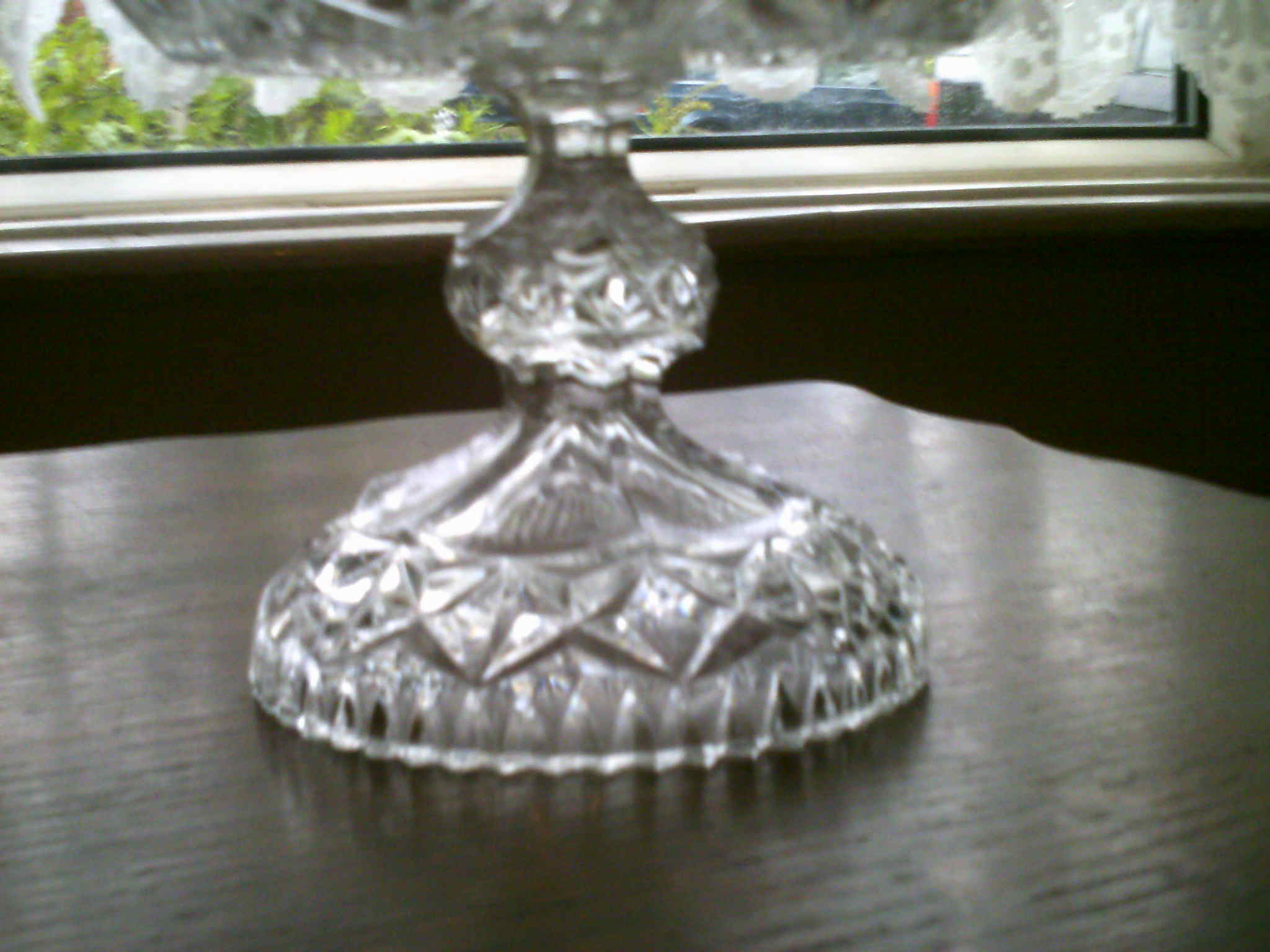 lead crystal cut and polished punch bowl InstAppraisal